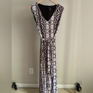 Nicole Miller snakeskin print romper